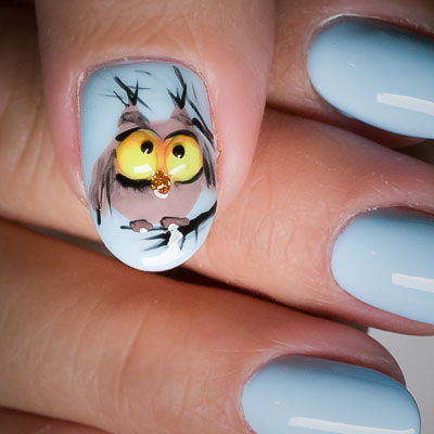 3d handgeschilderde nail-art